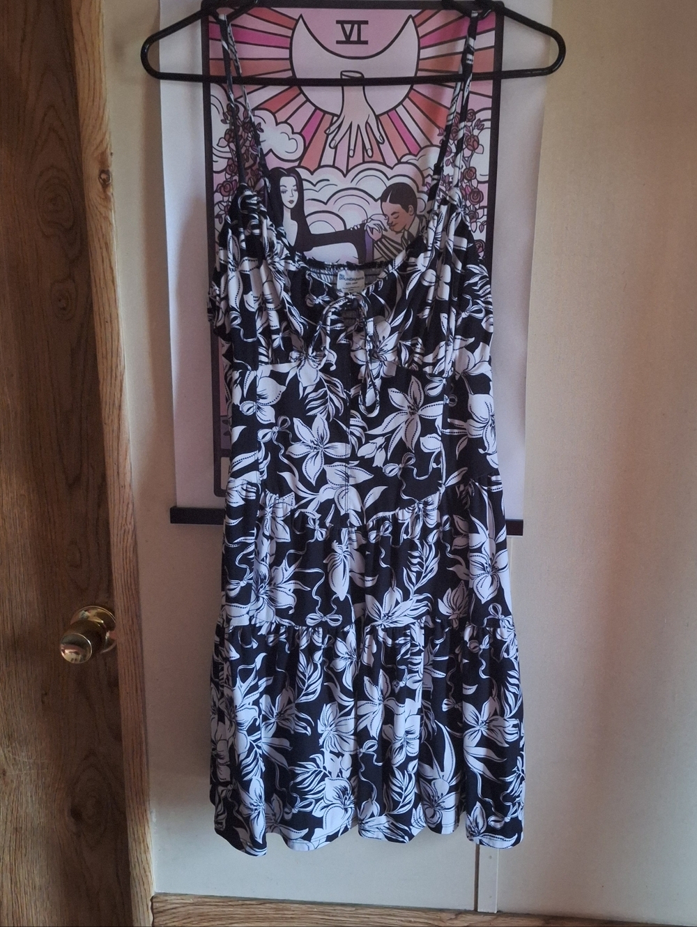 Black And White Floral Dress